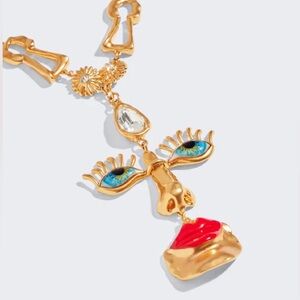 Schiaparelli Style Visage Necklace